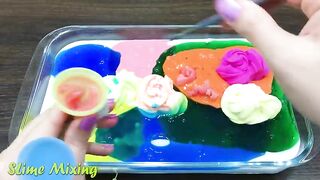 Mixing Random Things into GLOSSY Slime ! SlimeSmoothie | Satisfying Slime Videos #138