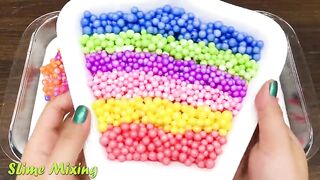 RAINBOW - Mixing Random Things into GLOSSY Slime ! SlimeSmoothie Satisfying Slime Videos #122