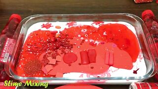 Series RED STING Slime ! Mixing Random Things into GLOSSY Slime! Satisfying Slime Videos #113