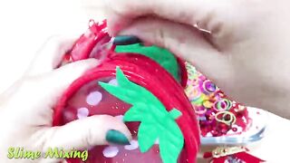 Series MERRY CHRISTMAS Slime ! Mixing Random Things into GLOSSY Slime! Satisfying Slime Videos #105