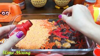 Series ORANGE FANTA Slime ! Mixing Random Things into CLEAR Slime! Satisfying Slime Videos #103