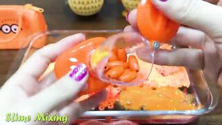 Series ORANGE FANTA Slime ! Mixing Random Things into CLEAR Slime! Satisfying Slime Videos #103