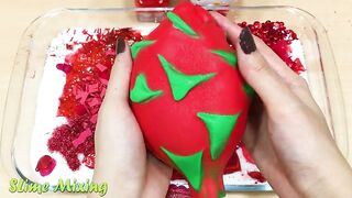 Series RED HELLO KITTY Slime ! Mixing Random Things into GLOSSY Slime! Satisfying Slime Videos #103