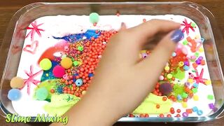 Mixing Random Things into Glossy Slime | Slime Mixing - Satisfying Slime Videos #166