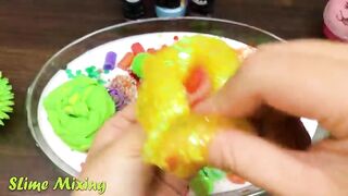 Mixing Random Things into Fluffy Slime | Slime Smoothie | Satisfying Slime Videos #144