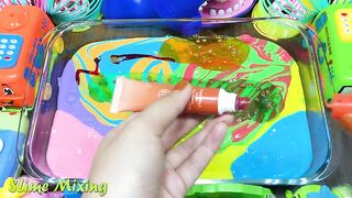 Mixing Random Things into Slime | Slimesmoothie | Satisfying Slime Videos #136