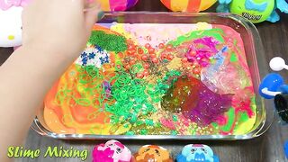 Mixing Random Things into Slime | Slimesmoothie | Satisfying Slime Videos #134