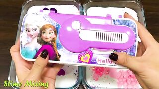 PURPLE vs PINK | ELSA and UNICORN | Special Series #40 Mixing Random Things into GLOSSY Slime