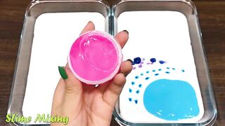 Special Series #39 Pink Hello Kitty vs Blue Mickey ! Mixing Random Things into GLOSSY Slime