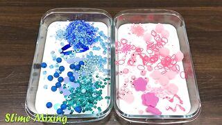 Special Series #35 Pink vs Blue | Peppa Pig and Donald Duck ! Mixing Random Things into GLOSSY Slime