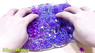 Special Series #26 PURPLE vs PINK | Mixing Random Things into Clear Slime ! Satisfying Slime Videos