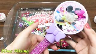 Special Series MICKEY vs HELLO KITTY | Mixing Random Things Into Clear Slime | Slime Mixing
