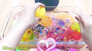 Mixing Too Many Things into Clear Slime | Slime Smoothie Satisfying Slime Videos | Slime Mixing