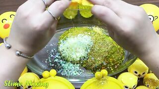 Special Series YELLOW Satisfying Slime Videos | Mixing Random Things into Store Bought Slime