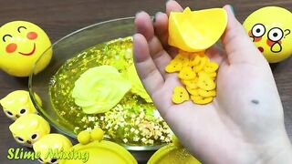 Special Series YELLOW Satisfying Slime Videos | Mixing Random Things into Store Bought Slime