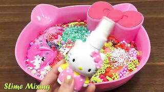 Slime Mixing | Special Series Hello Kitty | Mixing Random Things into Slime