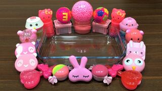 Special Series PINK Satisfying Slime Videos | Mixing Random Things into Store Bought Slime