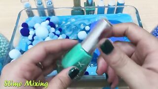 Special Series BLUE Satisfying Slime Videos | Mixing Random Things into Store Bought Slime