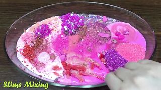 Slime Mixing | Special Series PINK Hello Kitty | Mixing Random Things into Slime