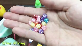 Slime Mixing | Mixing Clay and Beads into Slime | Satisfying Slime Videos