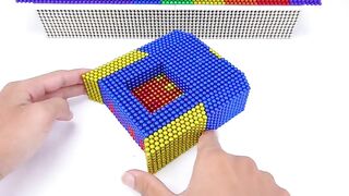 DIY - كيفية صنع شاحنة خرسانية مدمجة من الكرات المغناطيسية (مرضية) | WOW Magnet