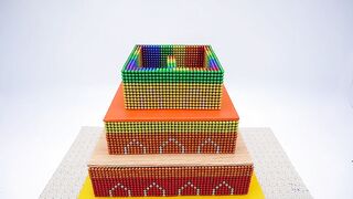 DIY - Build Pyramid Maze 5 - Level For Hamster From Magnetic Balls (Miniature Magnet) | WOW Magnet