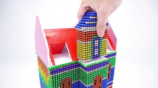 DIY - Building Amazing Billionaire Mansion House From Magnetic Balls (Satisfying) 