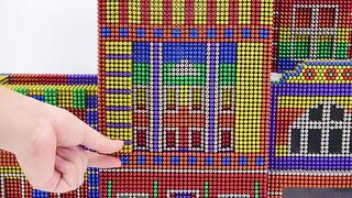 DIY - Building Miniature Town From Magnetic Balls (Satisfying & Relax) 