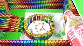 DIY - Buid Underground House For Eel With Magnetic Balls (Satisfying) - WOW Magnet