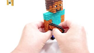 DIY - How To Make Minecraft Steve With Magnetic Balls
