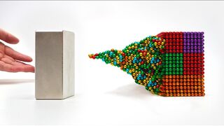 Magnets Balls VS Monster Magnets In Slow Motion | Satisfying 100% | 2888 Magnetic Balls