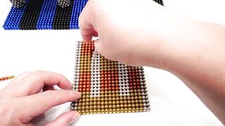 DIY - How To Build Rainbow Garage Car With Magnetic balls - Magnetic Toy (ASMR)