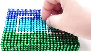 DIY - How To build Rainbow House With Swimming Pool from Magnetic Balls (ASMR) Magnetic Toy 4K