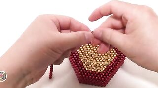 (magnetic balls) DIY How To Make a superman logo with magnetic balls | ASMR | Magnetic Toy