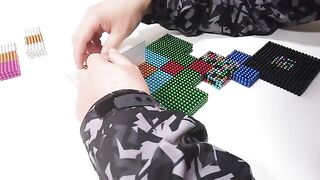 DIY How To Make Minecraft Sword With Magnetic Balls ASMR