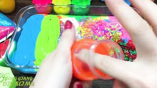 RELAXING With PIPING BAG & RAINBOW! Mixing Random into GLOSSY Slime ! Satisfying Slime #1235