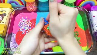 RELAXING With PIPING BAG & RAINBOW! Mixing Random into GLOSSY Slime ! Satisfying Slime #1227