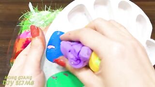 RELAXING With PIPING BAG & RAINBOW! Mixing Random into GLOSSY Slime ! Satisfying Slime #1225
