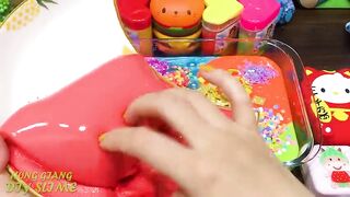 RELAXING With PIPING BAG! Mixing Random into GLOSSY Slime ! Satisfying Slime #1222