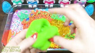 RELAXING With PIPING BAG & RAINBOW! Mixing Random into GLOSSY Slime ! Satisfying Slime #1221