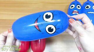 BLUE vs RED BALLOONS! Making Slime with Funny Balloons - Satisfying Slime video #1214
