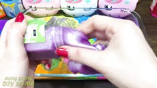 RELAXING With PIPING BAG! Mixing Random into GLOSSY Slime ! Satisfying Slime #1211
