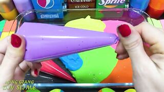 RELAXING With PIPING BAG! Mixing Random into GLOSSY Slime ! Satisfying Slime #1205