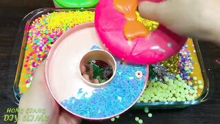 RELAXING With PIPING BAG! Mixing Random into GLOSSY Slime ! Satisfying Slime #1203