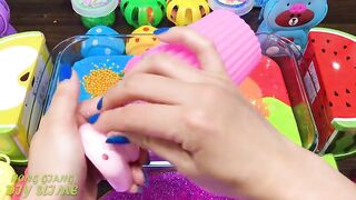 RELAXING With PIPING BAG! Mixing Random into GLOSSY Slime ! Satisfying Slime #1201