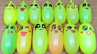 YELLOW BALLOONS | Making Slime with Funny Balloons - Satisfying Slime video #1200