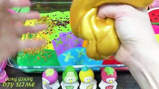 RELAXING With Piping Bag! Mixing Random into GLOSSY Slime ! Satisfying Slime #1184