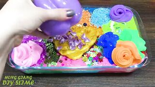 RELAXING With Piping Bag! Mixing Random into GLOSSY Slime ! Satisfying Slime #1184