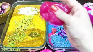 RELAXING With Piping Bag! GOLD vs GALAXY! Mixing Random into GLOSSY Slime ! Satisfying Slime #1182