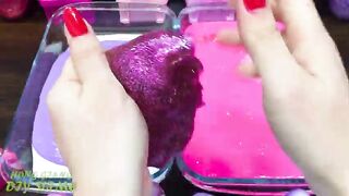 PINK vs PURPLE! Mixing Random Things into Slime !!! Relaxing Satisfying Slime Videos #1180